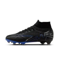 Nike Air Zoom Mercurial Superfly IX Pro FG Shadow Schwarz Silber Blau F040
