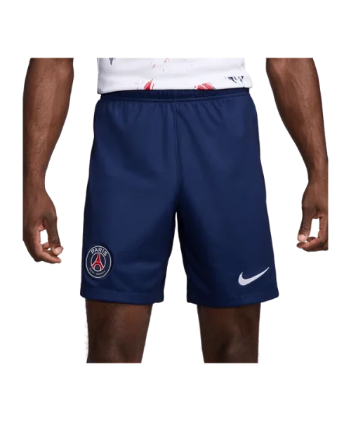 Nike PSG Paris Saint-Germain Short Home Kinder Dri-Fit Y Blau Weiss F410