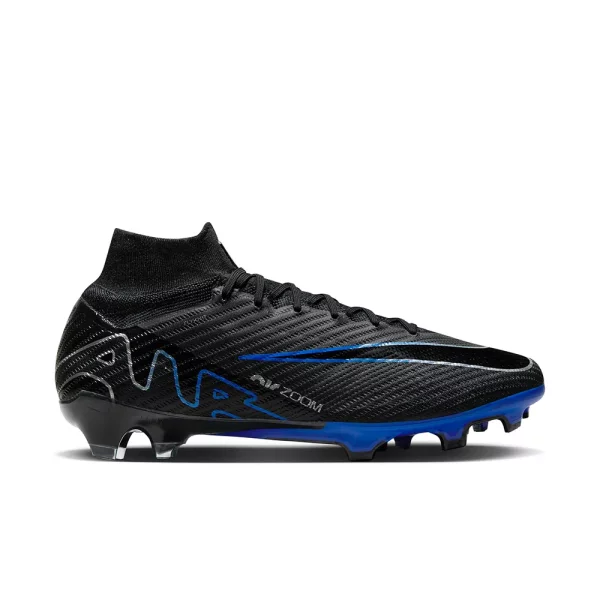 Nike Air Zoom Mercurial Superfly IX Elite FG Shadow Schwarz Silber Blau F040 41