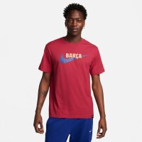 Nike FC Barcelona Swoosh Tee Rot Blau F620