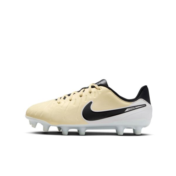 Nike Jr. Tiempo Legend 10 Academy FG/MG Lemonade Schwarz Gold F700 3.5Y