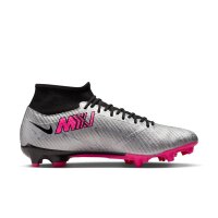 Nike Zoom Mercurial Superfly 9 Academy XXV FG/MG Silber Pink F060