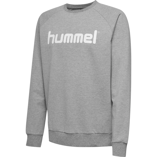 Hummel Go Cotton Logo Sweatshirt Kinder grau