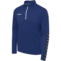 Hummel Hmlauthentic 24 Half Zip Sweatshirt blau