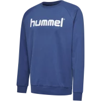 Hummel Go Cotton Logo Sweatshirt blau Kinder
