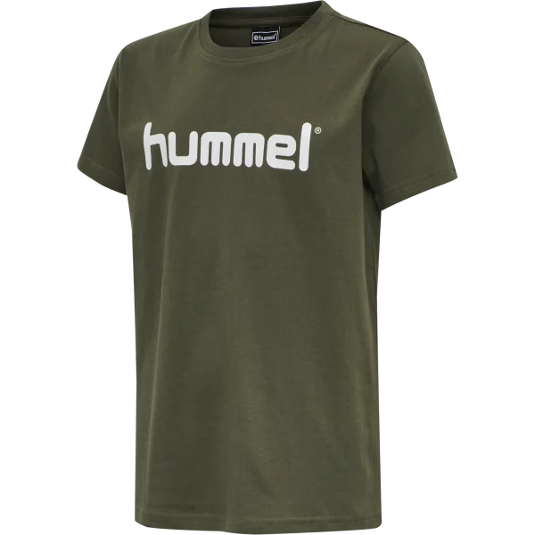 Hummel Go Cotton Logo T-Shirt olive Kinder