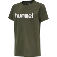 Hummel Go Cotton Logo T-Shirt olive Kinder
